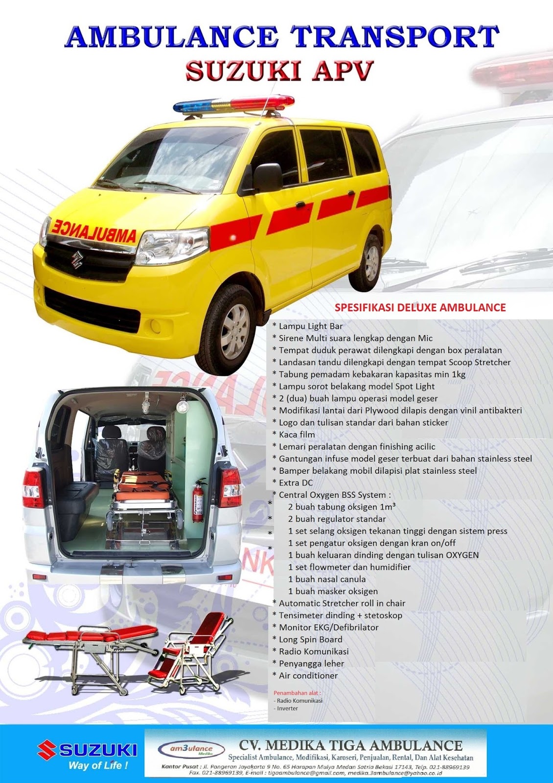 PERUSAHAAN KAROSERI Modifikasi Ambulance Modifikasi Mobil