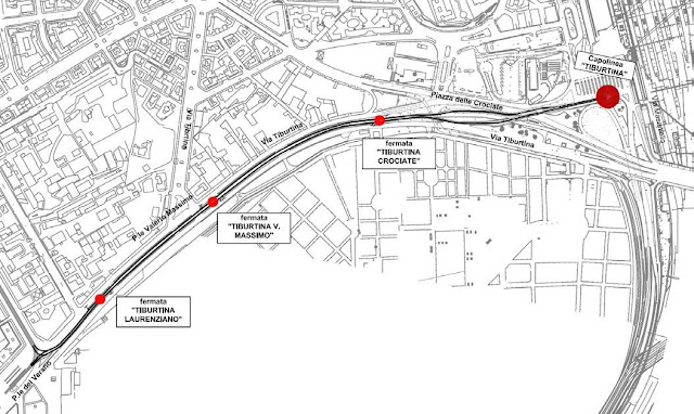 Deserta la gara della tramvia Tiburtina