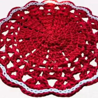 Tapete Posavasos a Crochet