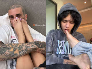Landon Barker mocked his Dad Travis Barker and Step mom Kourtney Kardashian with "Cringy Tiktok video"