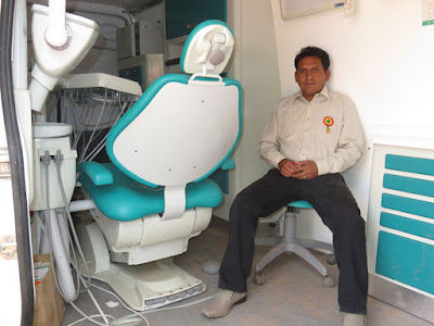 das neue Zahnarztmobil in Mojinete