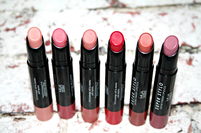 MUA Super Stylo Satin Finish Lipsticks 