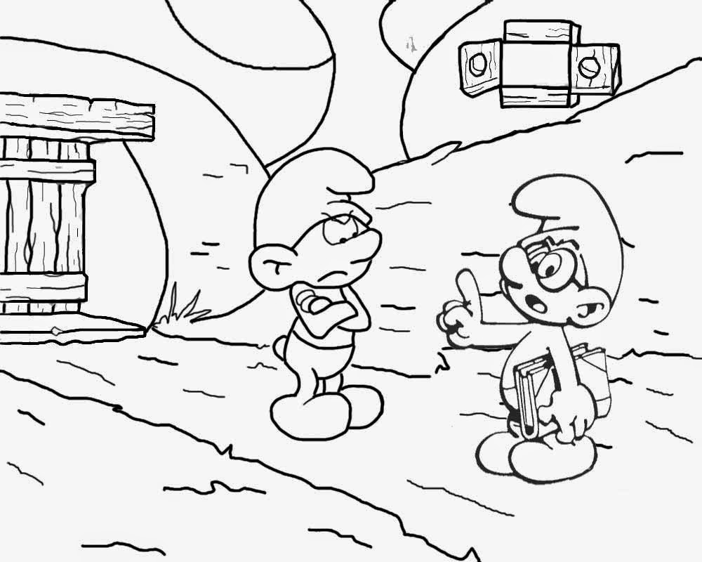 Download Free Coloring Pages Printable Pictures To Color Kids Drawing ideas: Smurfs Coloring Books For ...
