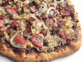 Strawberry Balsamic Bacon Pizza