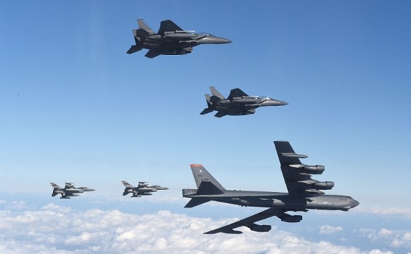 Against North Korea's Threat, US Deploys B-52H Nuclear Bombers to South Korea