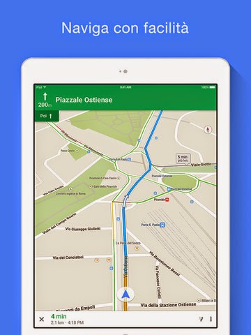 Google Maps si aggiorna alla vers 4.1.0 