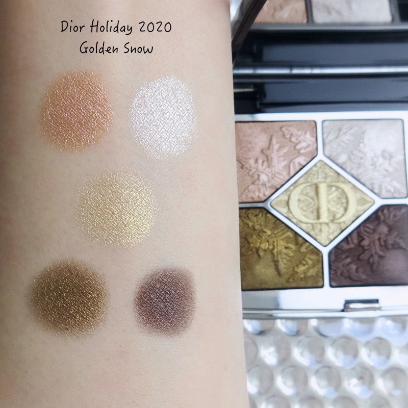 Dior Holiday 2020 Collection Golden Nights review swatches