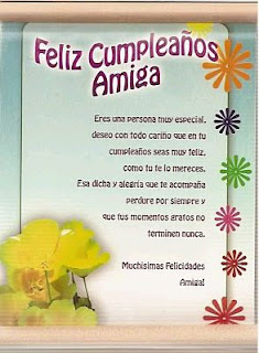 Tarjetas de Cumpleaños para Amigas