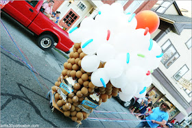 Cupcake en el Desfile del 4 de Julio en Rockport