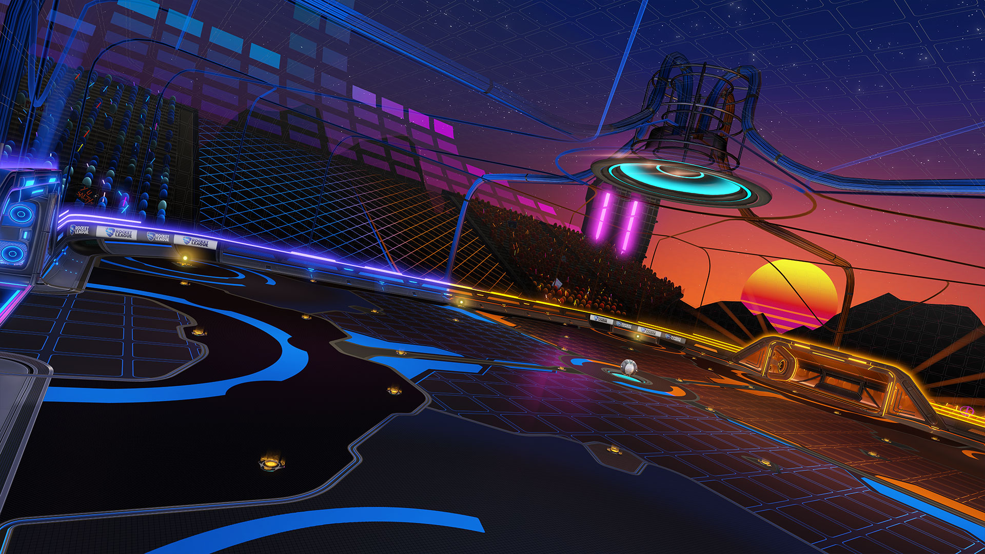 rocket league nowa mapa neon fields