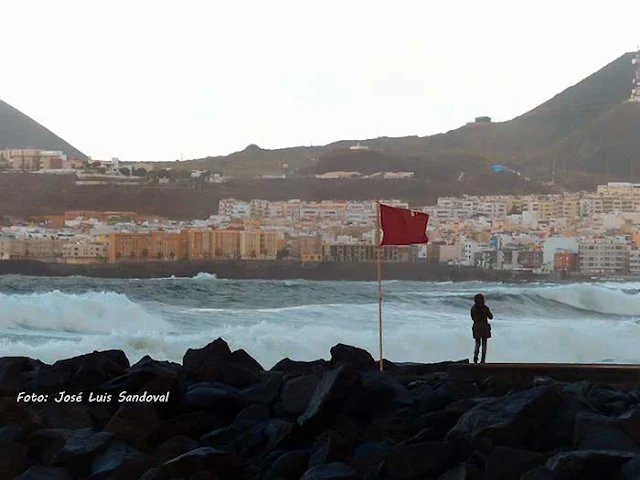 Avisos en Canarias por oleaje y vientos  el viernes 9 y el sábado 10 de noviembre / Foto: José Luis Sandoval