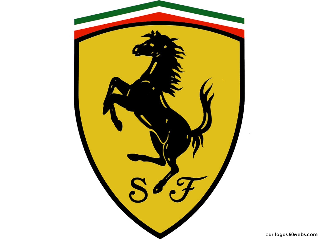 Ferrari, in its logo use a