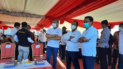 Bupati Pinrang Hadiri Ground Breaking Twin Tower di kawasan CPI makassar