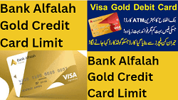 Bank Alfalah Gold Credit Card Limit