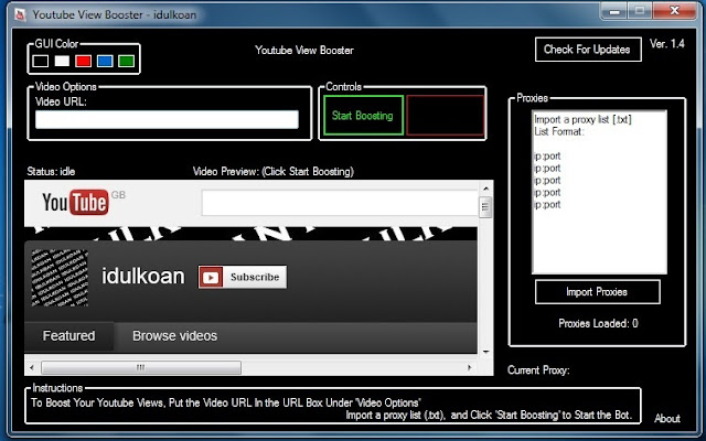 Youtube View Booster bot download - Boost Your Youtube Video Views! - Proxy Support