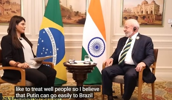 Lula desafia Tribunal Penal Internacional ao garantir imunidade a Putin