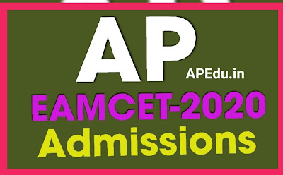 AP EAMCET-2020 Admissions: Detailed Notification for Exercising Options Entry Schedule.