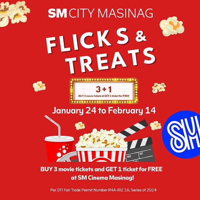 Multiply the movie magic with SM Cinema Masinag’s Flicks and Treats