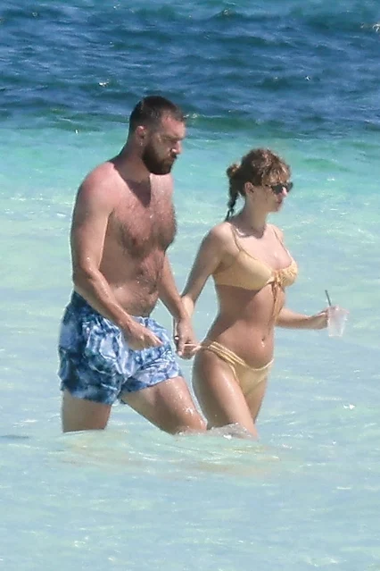 Taylor Swift – In a bikini With Travis Kelce