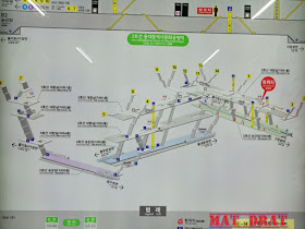 Seoul Korea Subway Station Map