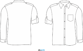 30+ Desain Baju PDH Polos