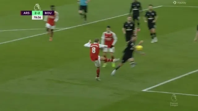 4 times VAR 'robbed' Arsenal against Bournemouth - shown in pictures