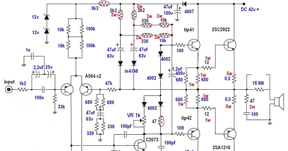 TDA2030 Amplifier Board Without Background Noise OCL Or