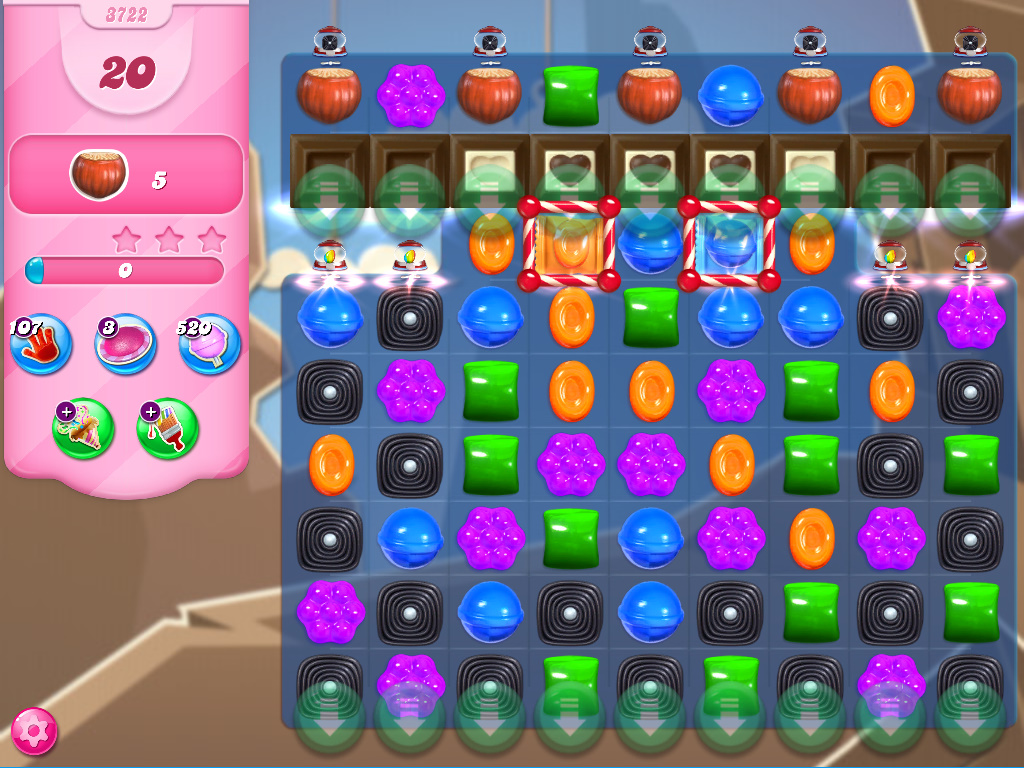 Candy Crush Saga level 3722