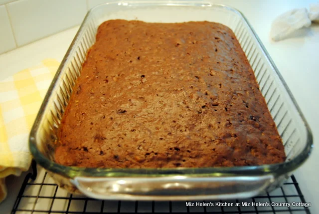 Zucchini Toffee Cake at Miz Helen's Country Cottage