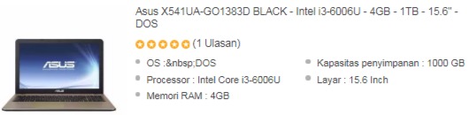  Laptop Asus di Indonesia menjadi pilihan terbaik untuk menunjang kebutuhan pekerjaan Anda Berita laptop Harga Laptop Asus Core i3 RAM 4GB Murah Terbaru 2017