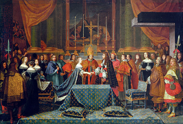 Marriage of Louis XIV with Marie-Therese of Austria