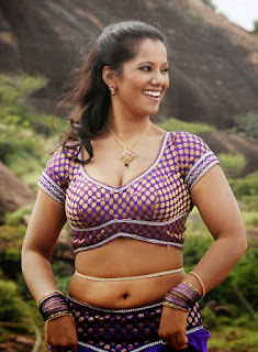 Gayathri-belly-chain-navel-show