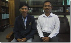 Gb. Penulis dan Narasumber : Kepala Perpustakaan STAIN Kediri bapak Komarudin,S.Ag., SS.,M. Hum.