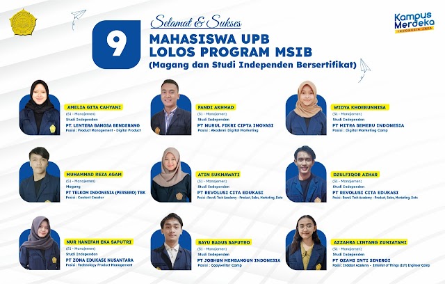 Selamat! 9 Mahasiswa Universitas Putra Bangsa Lolos Program MSIB Kemdikbudristek Batch 3