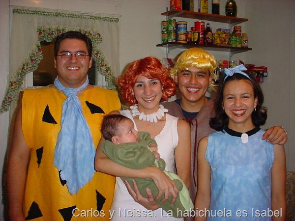 Carlos y Neissa. La habichuela es Isabel
