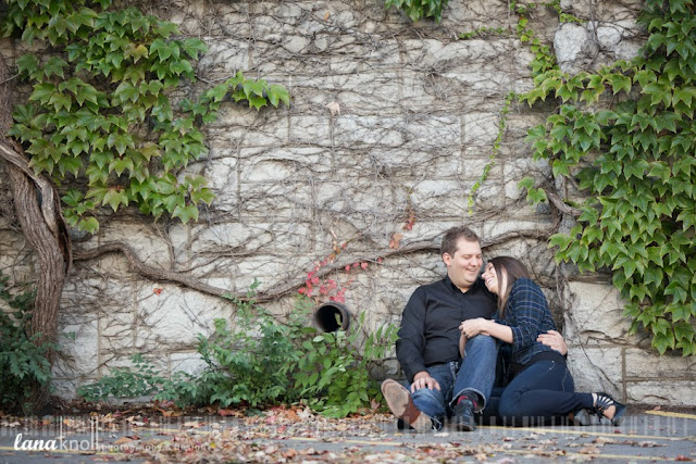 Queens University Kingston engagement photo