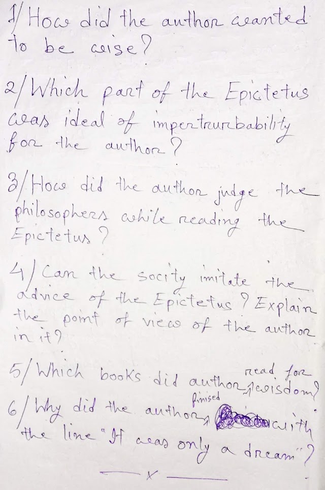 On Not Being a Philosopher Important Questions and Answers | Class 12 Alternative English 