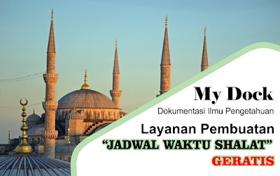 Layanan Pembuatan Jadwal Waktu Shalat