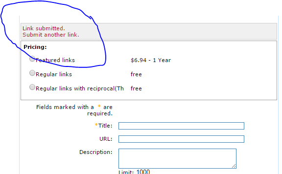 how to submit directory links