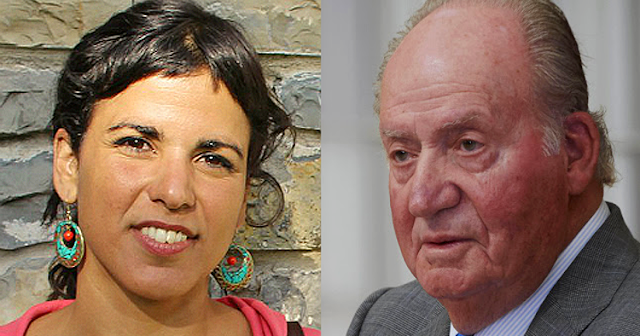 Teresa Rodríguez y Juan Carlos