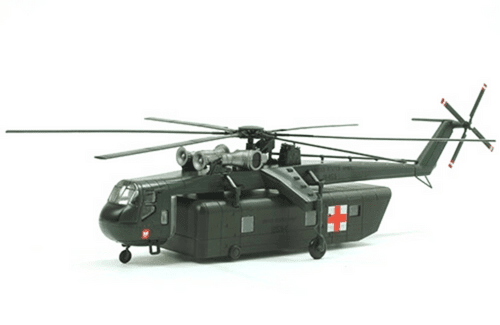 Sikorsky CH-54A SKYCRANE 1:72, colección helicópteros de combate