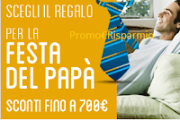Logo Festa del Papà : scegli il regalo perfetto con sconti fino a 700 euro
