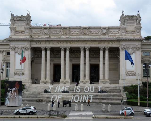 Time is Out of Joint and Lions by Davide Rivalta, Galleria Nazionale d'Arte Moderna e Contemporanea, National Gallery of Modern and Contemporary Art, Viale delle Belle Arti, Rome