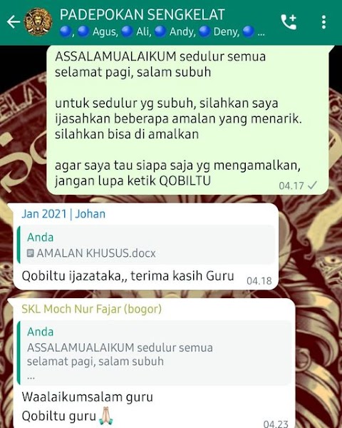 Semoga bermnanfaat bagi pengamalnya