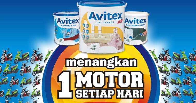 Undian Berhadiah Motor Cat  Avitex