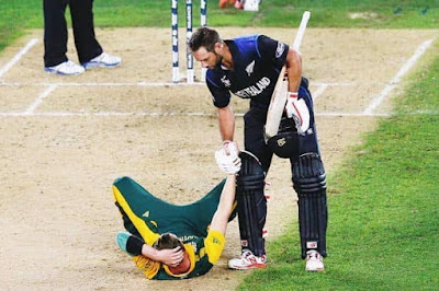 Elliott Steyn Spirit of Cricket worldcup semifinal Top 10 Spirit of Cricket moments of the century