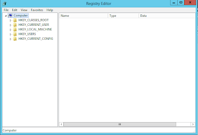 Registry Editor Window