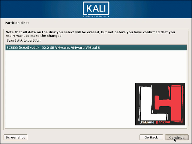 Kali Linux vmware player