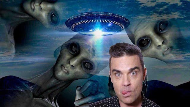 Robbie Williams instaló "seguridad las 24 horas" en su casa por temor a los extraterrestres