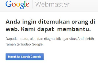 cara mendaftarkan blog ke google webmaster